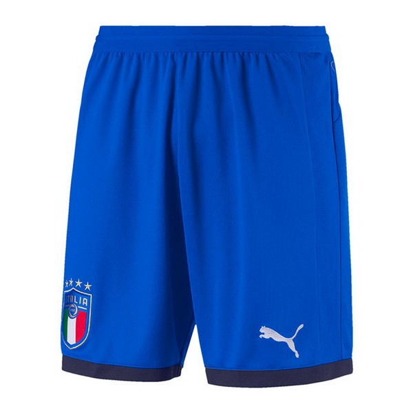 Pantalones Italia Primera 2018 Azul